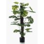 Kunstpflanze Philodendron Monstera Deliciosa LASO, 120cm