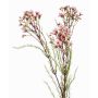 Künstlicher Zweig Wachsblume MEDEA, rosa, 80cm, Ø6cm