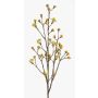 Künstlicher Ahorn Zweig LIUVA mit Blüten, gelb, 110cm