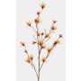 Künstlicher Zaubernuss Zweig TEMUCO, orange-gelb, 120cm