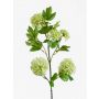 Künstlicher Schneeball Zweig JUVIA, grün, 75cm, Ø5-7cm