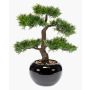 Künstlicher Bonsai Zeder ADARA im Keramiktopf, 35cm