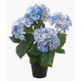 Kunstpflanze Hortensie JONE, blau, 40cm