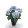 Kunstpflanze Hortensie JONE, blau, 40cm