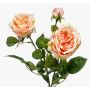 Kunstblume Rosenzweig CALISTA, creme-rosa, 60cm, Ø9cm