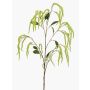 Künstlicher Amaranthus Zweig MAULE mit Blüten, grün, 100cm