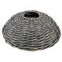 Weihnachtsbaumkorb JERICHO aus Rattan, grau, 21cm, Ø87cm