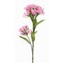 Künstliche Bartnelke ARCHIE, rosa, 60cm, Ø8-14cm
