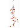 Künstliche Physalis Girlande PAX mit Früchten, rot-orange, 120cm