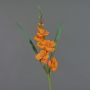 Künstliche Gladiole ELEA, orange, 80cm, Ø7-9cm