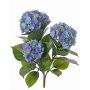 Künstliche Hortensie SAIRA, Steckstab, crossdoor, blau-lila, 40cm, Ø11-13cm