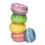 Deko Dolomit Vase DOLLI in Macaron Form, bunt, 12,5x8,5x18,7cm