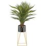 Plastik Palme Areca WILSON im Metalltopf, mit Ständer, 110cm