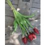 Künstlicher Tulpenstrauß LONA, rot, 35cm, Ø15cm