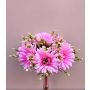 Kunstblumenstrauß Gerbera TEMBAR, pink, 30cm, Ø22cm