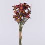 Kunstblumen Strauß Chrysanthemen klein WEMKE, burgunderrot, 35cm, Ø13cm