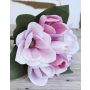 Magnolien Kunstblumenstrauß KAYLE, rosa-pink, 30cm, Ø25cm