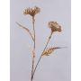 Künstlicher Zweig Nadelkissen Protea CORMAC, gold, 85cm