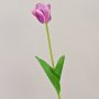Künstliche Blume Tulpe PJASSINA, violett-weiß, 65cm