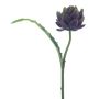 Dekoblume Artischocken Blüte BASTIAAN, lila-grün, 60cm