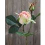 Künstliche Rose RENESMEE, grün-rosa, 45cm, Ø6cm