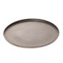 Rundes Metall Tablett MELDOF, schwarz, 2cm, Ø55,5cm