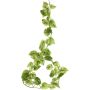 Unechte Efeututen Girlande NAHELE, grün-weiß, 180cm