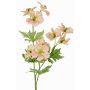 Kunstpflanze Storchenschnabel Zweig ZEDENA, pfirsich-rosa, 70cm, Ø6cm