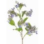 Hortensie Kunstblumenzweig KATHANI, blau-weiß-grün, 80cm, Ø10-13cm