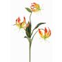 Dekoblume Gloriosa XELA, orange-gelb, 50cm, Ø4-7cm