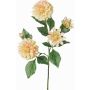 Dekozweig Dahlie künstlich QUINKA, creme-rosa, 70cm