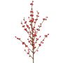 Ilex Zweig künstlich HIKERNA mit Beeren, rot, 90cm
