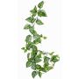 Gefleckte Efeutute künstliche Girlande KEVINA, Eco Collection, grün-weiß, 160cm