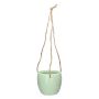Dolomit Hängeampel DOMINGOS, mint, 8,5/44cm, Ø10,8cm