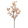 Kunstzweig Heckenrose DAILANA mit Hagebutten, ockergelb, 65cm