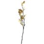 Kunstzweig Ilex WEYLAN mit Beeren, gold, 85cm