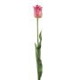 Kunst Tulpe SIDRA, pink-grün, 65cm