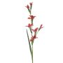 Kunstblume Gladiole GROWEL, koralle, 105cm