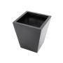 Übertopf ORNELLO, schwarz, 50x45x45cm