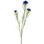 Kunstblumen Zweig Kornblume NAWEN, blau, 65cm, Ø3-5,5cm