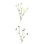 Dekozweig Flockenblume TAOTAO, blau, 65cm, Ø4-5cm