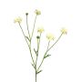 Dekozweig Flockenblume TAOTAO, weiß, 65cm, Ø4-5cm