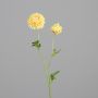 Künstlicher Zweig Chrysantheme DIASIL, gelb, 65cm