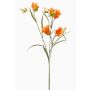 Kunstzweig Glockenblume EMMELY, orange, 65cm, Ø5cm