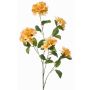 Künstlicher Rhododendron Zweig MALISSA, hellorange, 120cm