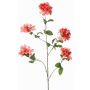 Künstlicher Rhododendron Zweig MALISSA, koralle, 120cm