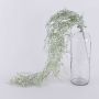 Kunst Tillandsia Usneoides NEAL auf Steckstab, Glitzer, silber, 90cm