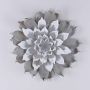 Kunststoffschaum Kamelienblüte STEINKA, grau, Ø40cm