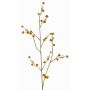 Künstlicher Zweig Stirlingia latifolia COLLAN, orange-grün, 75cm, Ø1cm