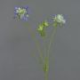 Künstlicher Zweig Scabiosa ANDIA, blau-lila, 80cm, Ø8-10cm